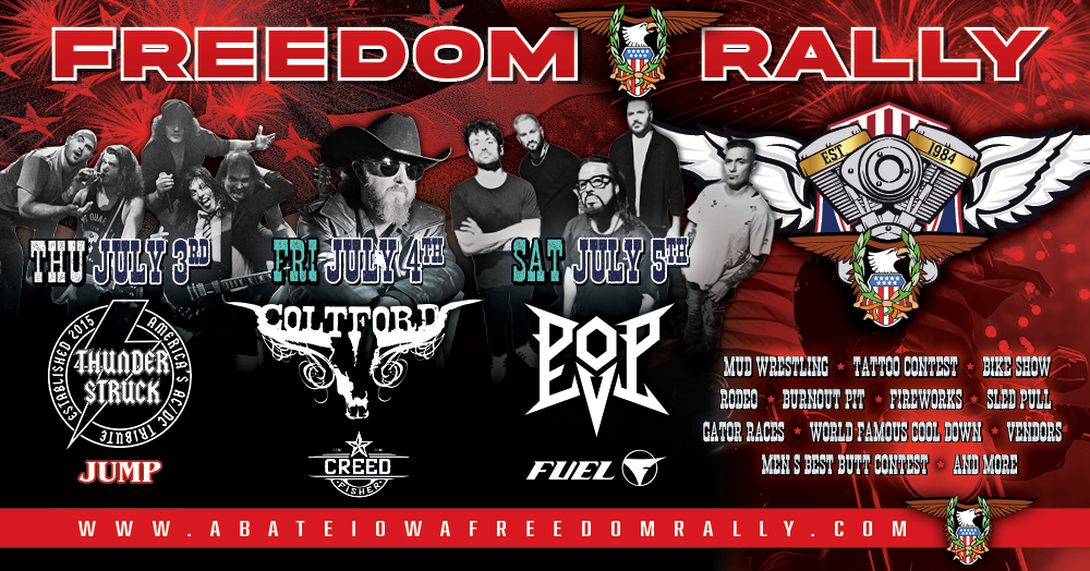 ABATE of Iowa Freedom Rally - July