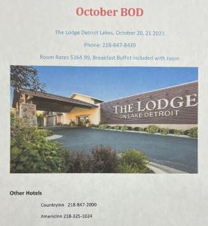 October Board of Directors Meeting