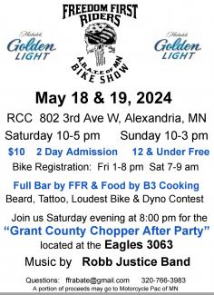 Freedom First Riders Bike Show - May